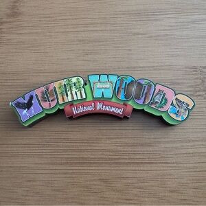 Muir‎ Woods National Monument Park California Colorful Magnet